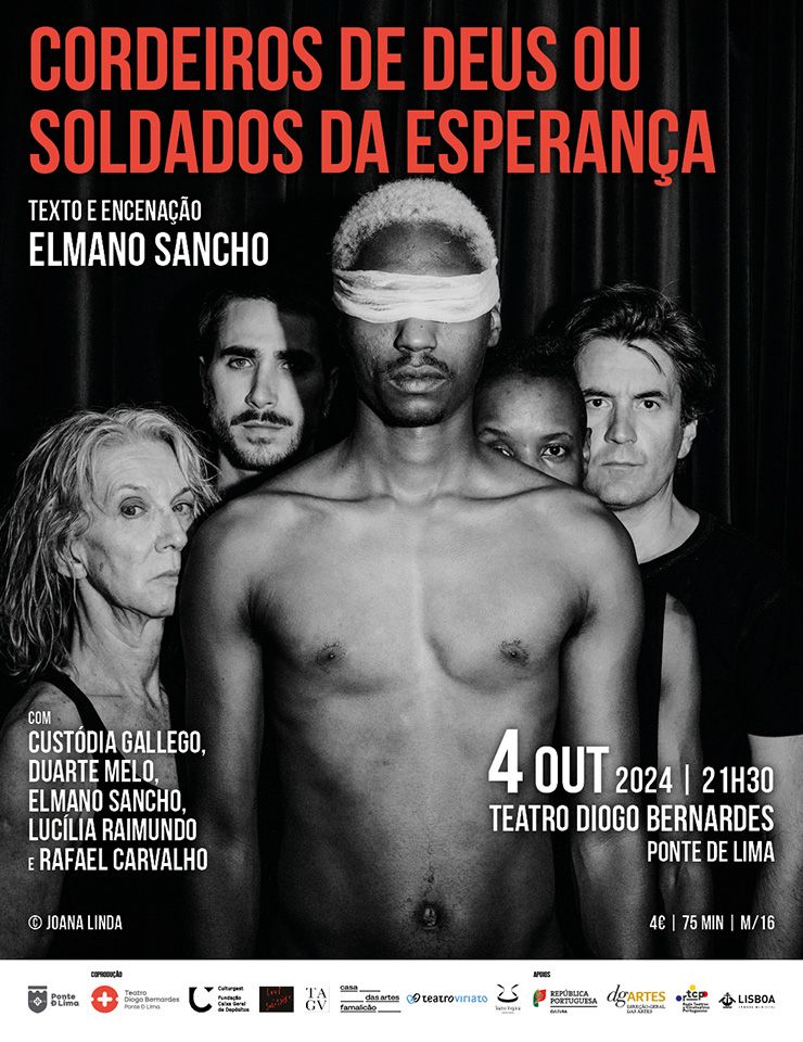 'Cordeiros de Deus ou Soldados da Esperança' de Elmano Sancho | Teatro Diogo Bernardes