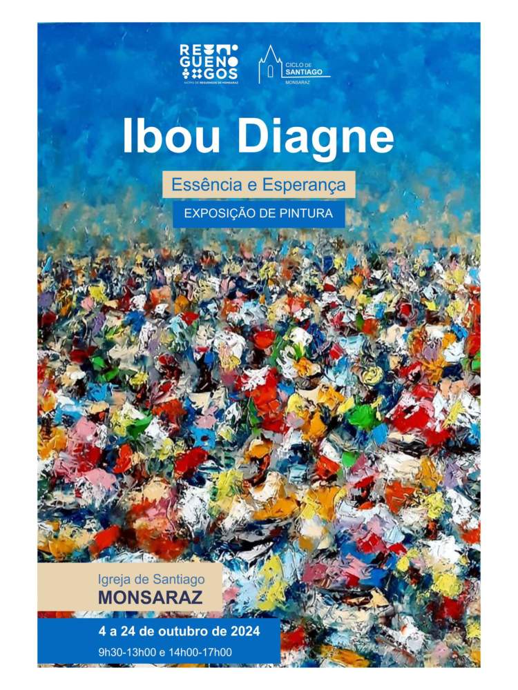 Exposição de pintura “Essência e Esperança” de Ibou Diagne