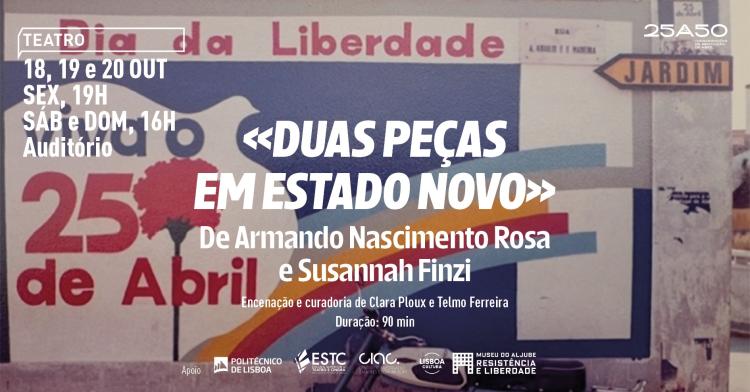 Teatro ' Duas peças em Estado Novo'