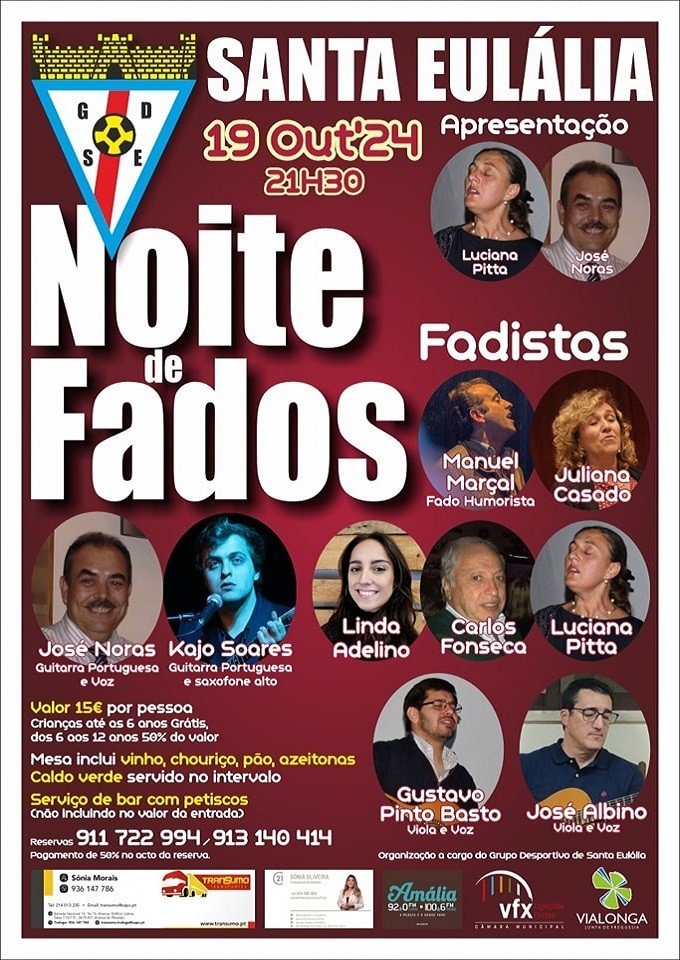 Noite e Fados - Santa Eulália