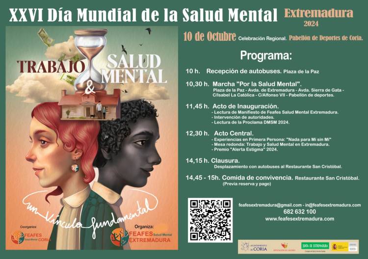 XXVI Encuentro del Día Mundial de la Salud Mental en Extremadura