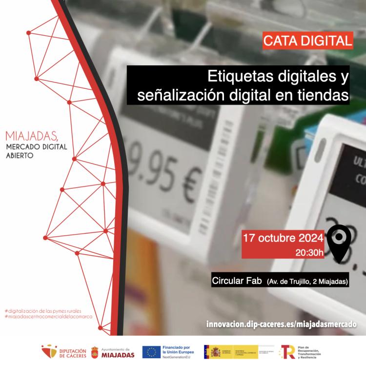 Etiquetas digitales y señalización digital en tienda