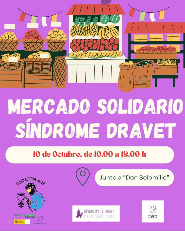 Mercado Solidario a favor de la Fundación Síndrome de Dravet