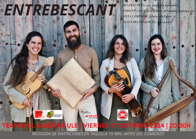 ENTREBESCANT, ensemble de música medieval y tradicional. El Albéitar