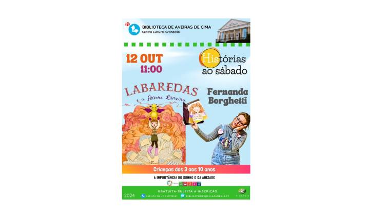 Projeto: 'Histórias ao Sábado'_'Labaredas e a árvore livreira' por Fernanda Borghetti