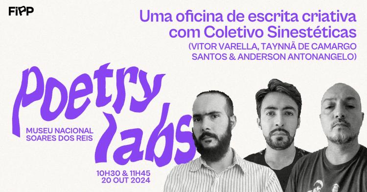 Poetry Lab — Oficina de escrita criativa com Coletivo Sinestéticas