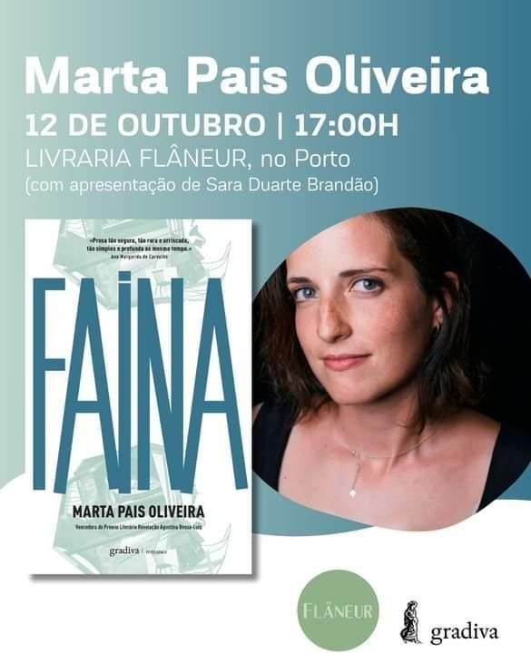 Apresentação: Faina de Marta Pais Oliveira 