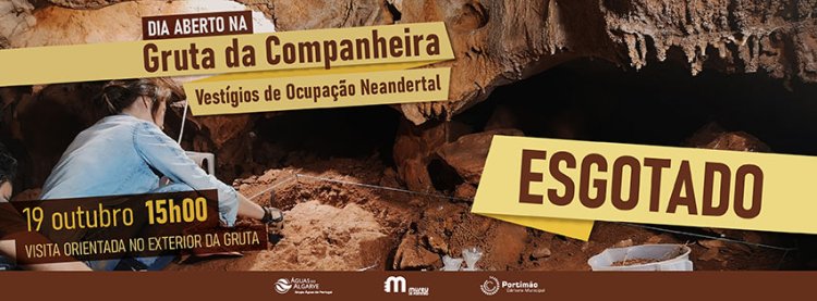 Dia aberto na Gruta da Companheira - vestígios de ocupação pelo homem de Neandertal 