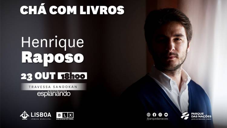  “Chá com livros” convida Henrique Raposo