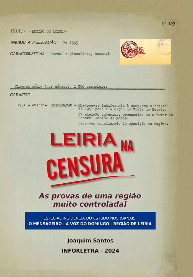 Apresentação do Livro «Leiria na Censura» de Joaquim Santos