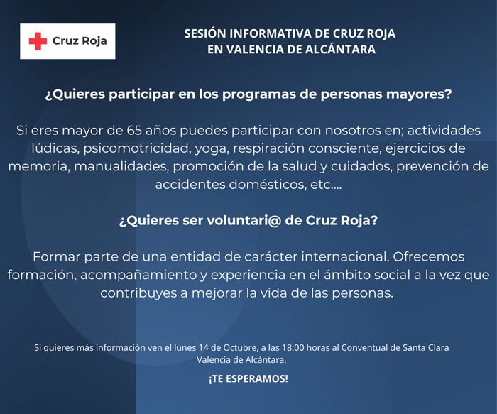 SESIÓN INFORMATIVA DE CRUZ ROJA