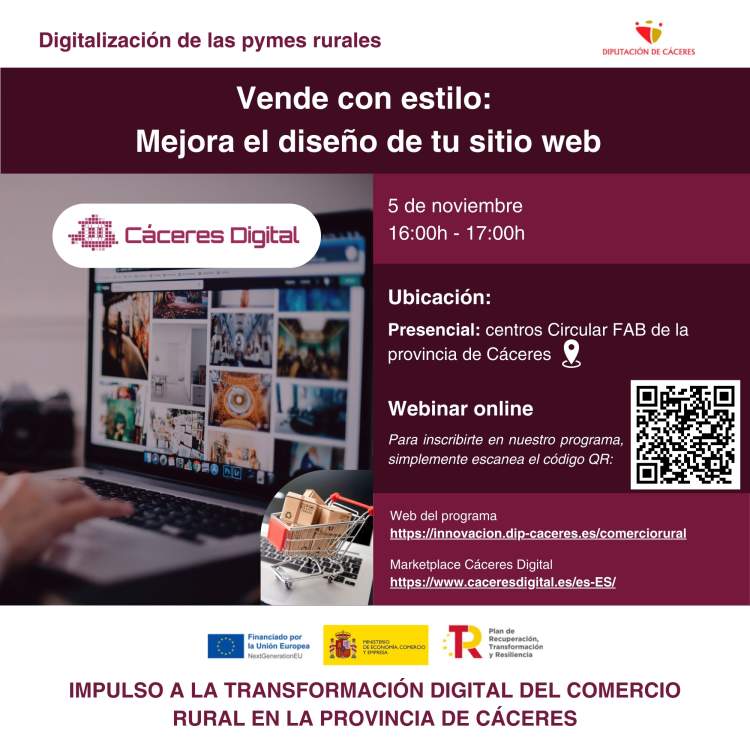 Taller: Vende con estilo: mejora el diseño de tu sitio web