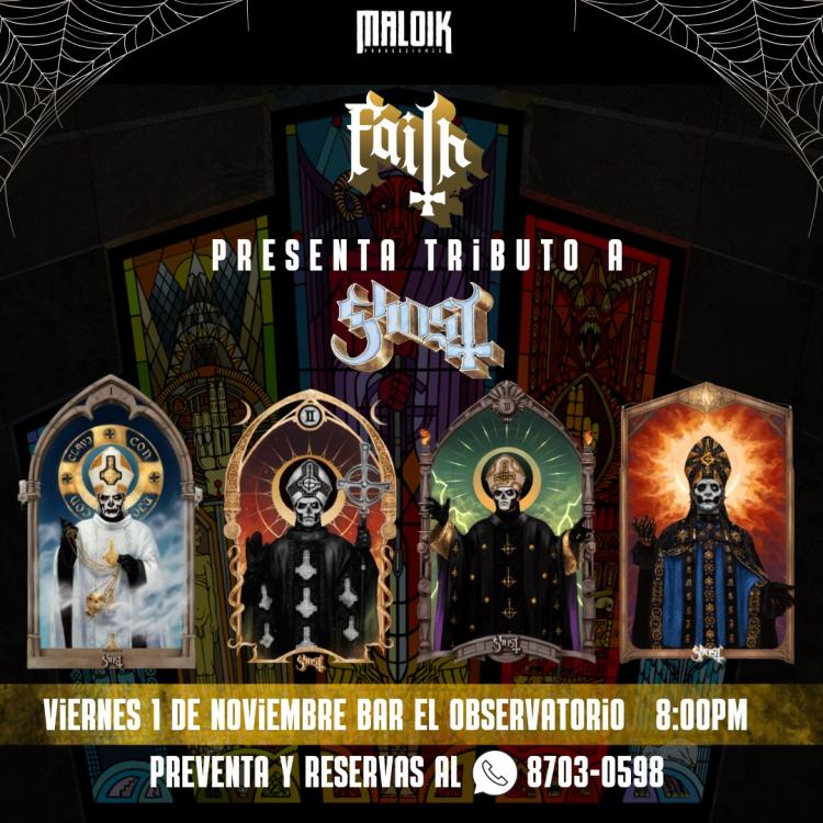 FAITH PRESENTA TRIBUTO A GHOST.