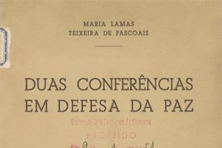 LEITURA ENCENADA - Duas conferências em defesa da paz de Maria Lamas e Teixeira de Pascoaes - leitura por Suzete Marques e Ana Couto