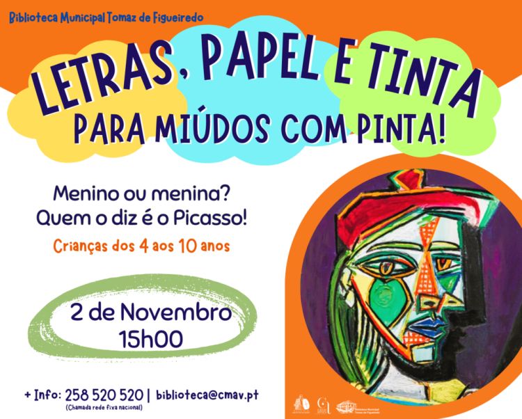 LETRAS, PAPEL E TINTA PARA MIÚDOS COM PINTA!