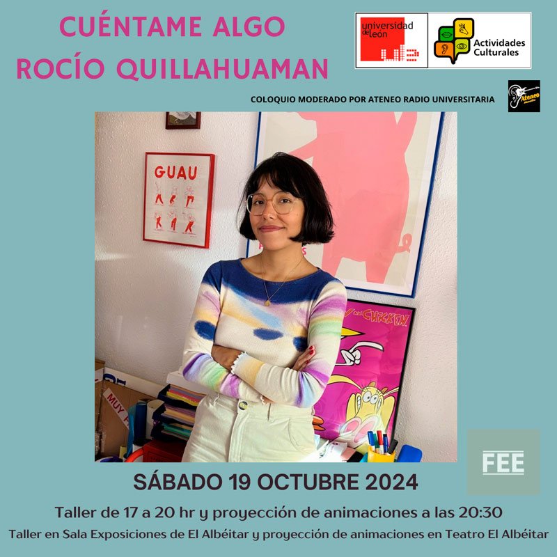 Taller «CUÉNTAME ALGO», ROCÍO QUILLAHUAMAN – FEE. El Albéitar