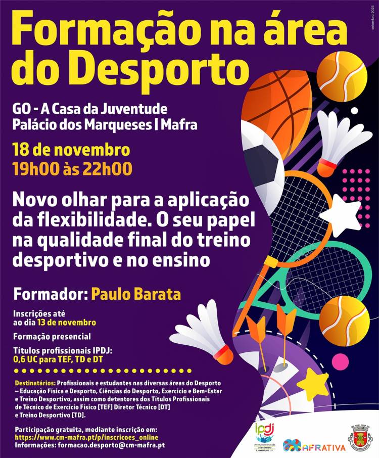 Formação na Área do Desporto