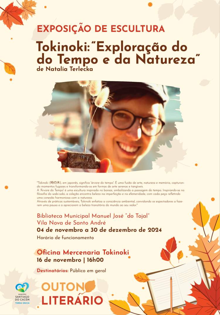 Exposição de Escultura Tokinoki: “Exploração do Tempo e da Natureza” de Natalia Terlecka e Oficina de Escultura “Marcenaria Tokinoki”