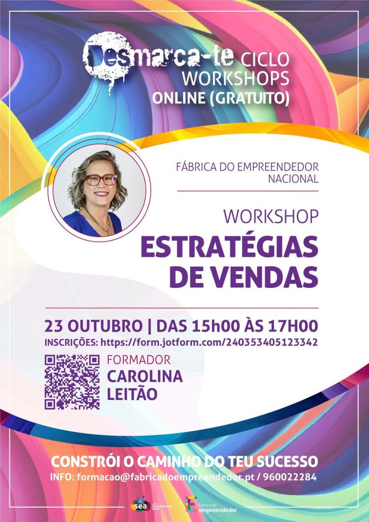 Workshop online “Estratégias de Venda”