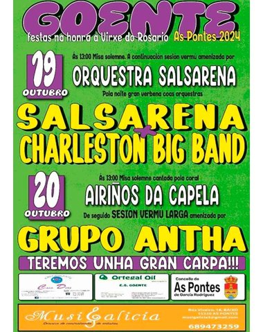 FESTAS DO ROSARIO 2024 | GOENTE