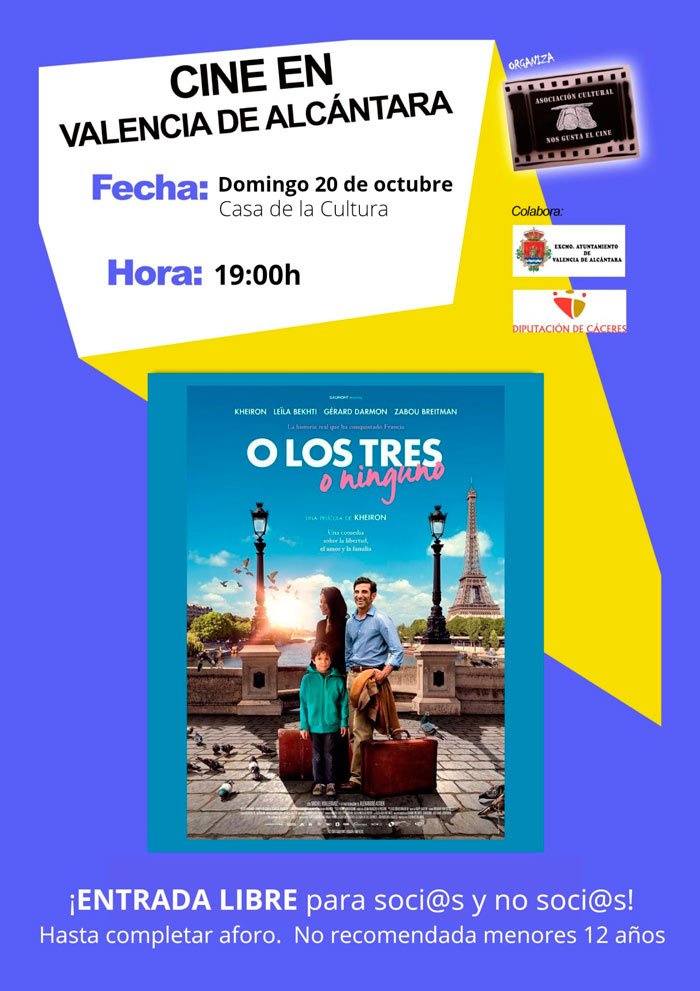 Cine: O los tres o ninguno