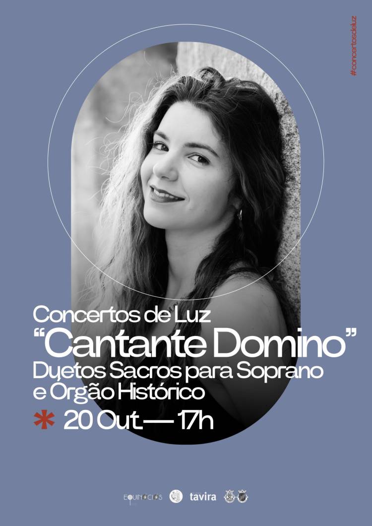 Equinócios | Concerto de Luz – Cantante Domino” Duetos sacros para soprano e órgão histórico