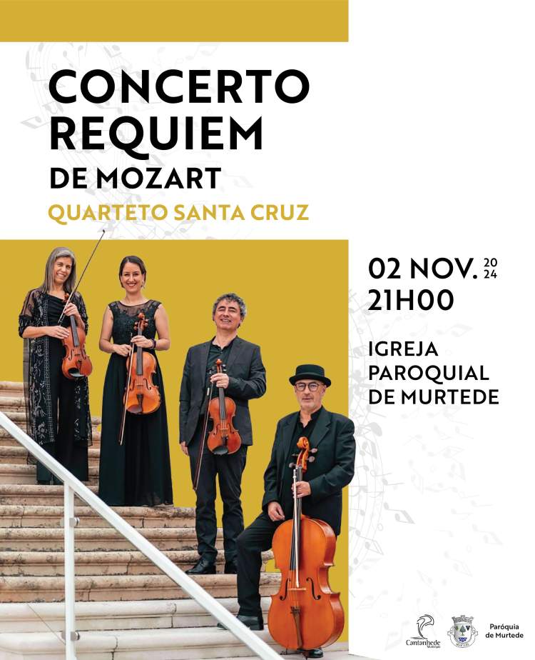 Concerto REQUIEM de Mozart pelo Quarteto Santa Cruz