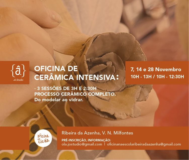 Oficina na Escola - Oficina de Cerâmica Intensiva