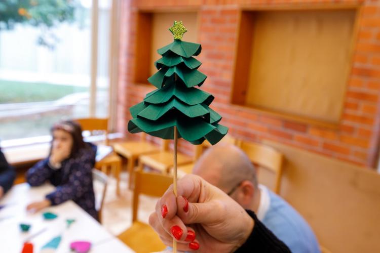 Construções de decorações de Natal