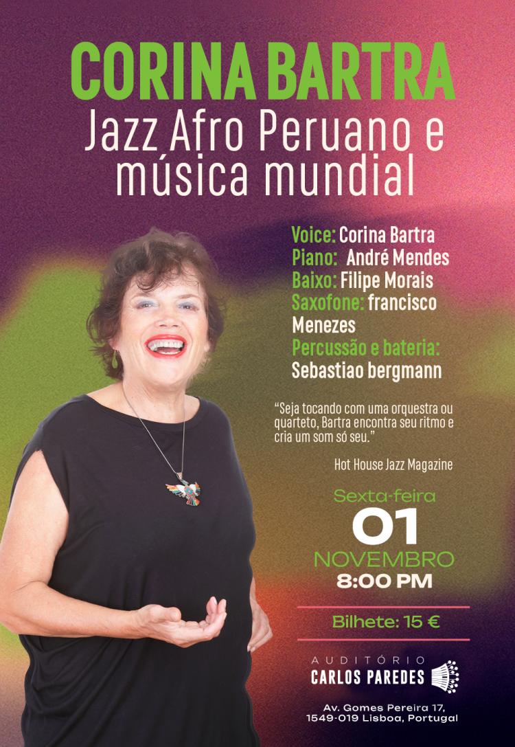 Concerto com Corina Bartra - Jazz Afro Peruano