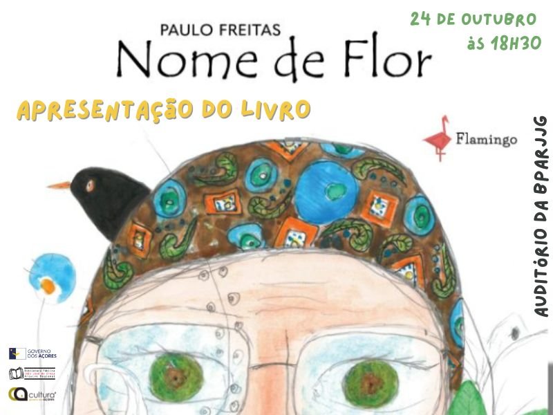 Apresentação do livro 'Nome de Flor' de Paulo Freitas.