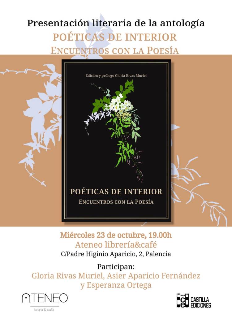 Presentación literaria de la antología Poéticas de interior. Encuentros con la poesía