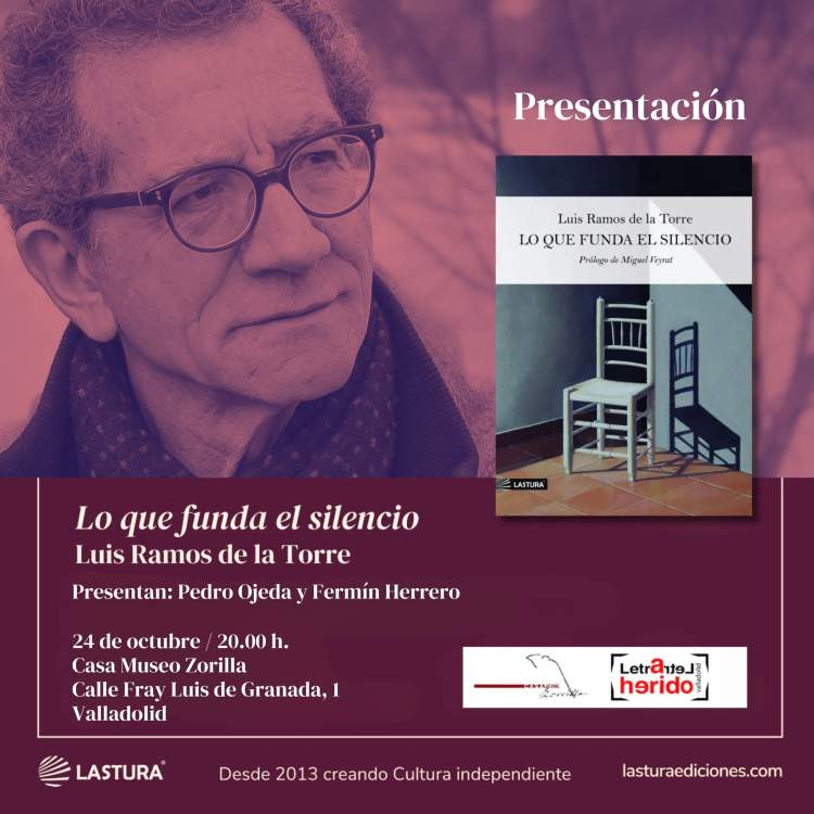 Presentación de 'Lo que funda del silencio' de Luis Ramos en Valladolid 