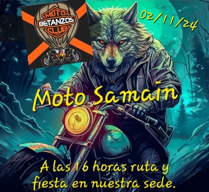 Moto SAMAIN Betanzos, A Coruña. Organiza Motoclub BETANZOS