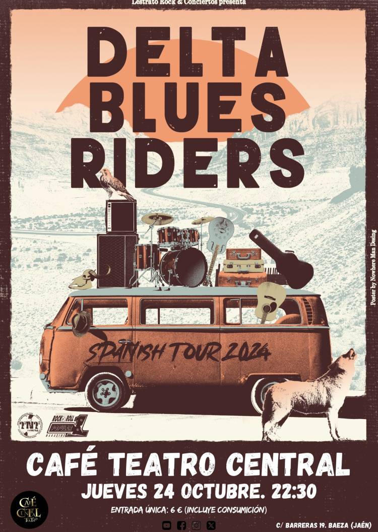 DELTA BLUES RIDERS, la banda de blues más completa y carismática de Portugal