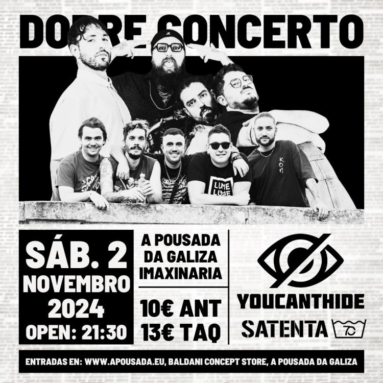 Doble Concierto de Youcanthide y Satenta