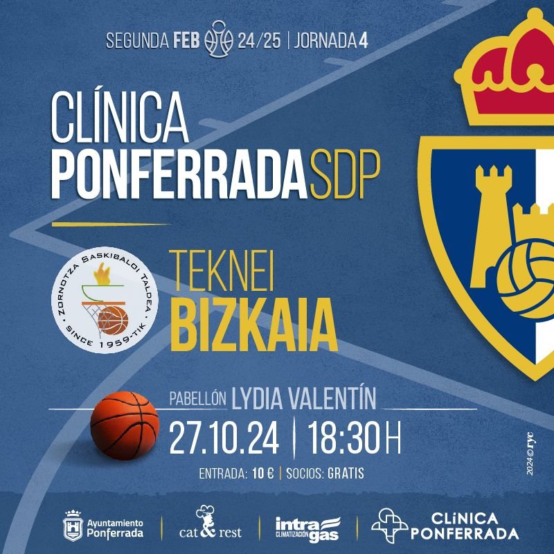 PARTIDO ENTRE CLINICA PONFERRADA SDP Y TECKNEI BIZKAIA