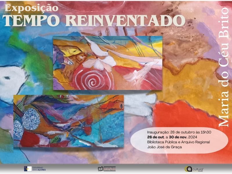 Exposição de Pintura Tempo Reinventado: Pensamento em torno de uma tela com Céu no feminino