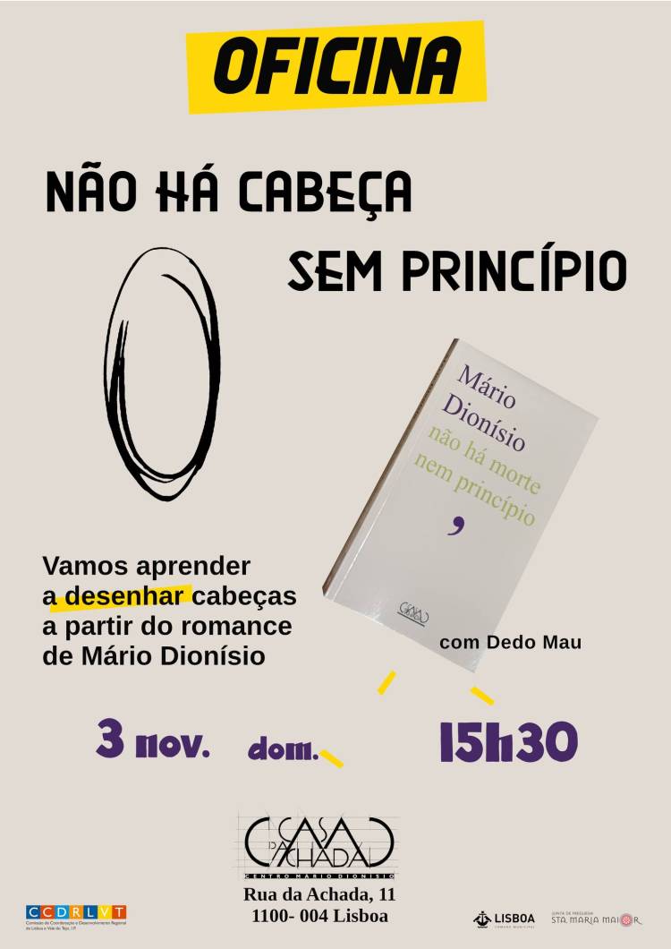 Não há cabeça sem princípio // oficina