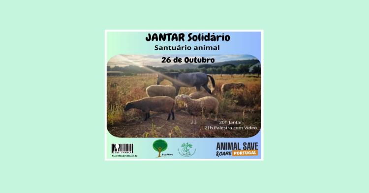  Jantar Solidário para o Santuário Animal Save & Care Portugal 