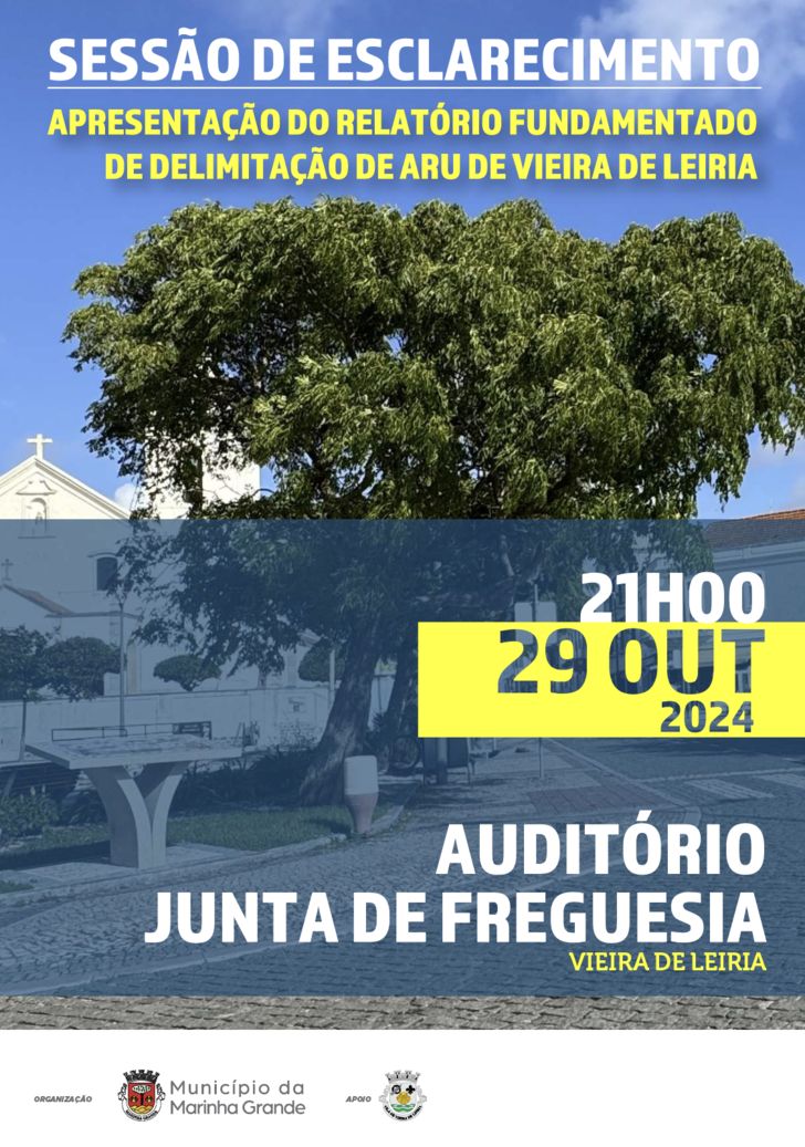 SESSÃO DE ESCLARECIMENTO SOBRE ARU EM VIEIRA DE LEIRIA