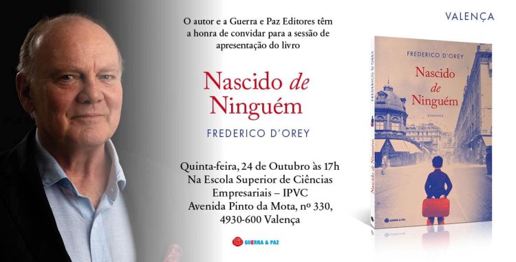 Apresentação do livro 'Nascido de Ninguém'