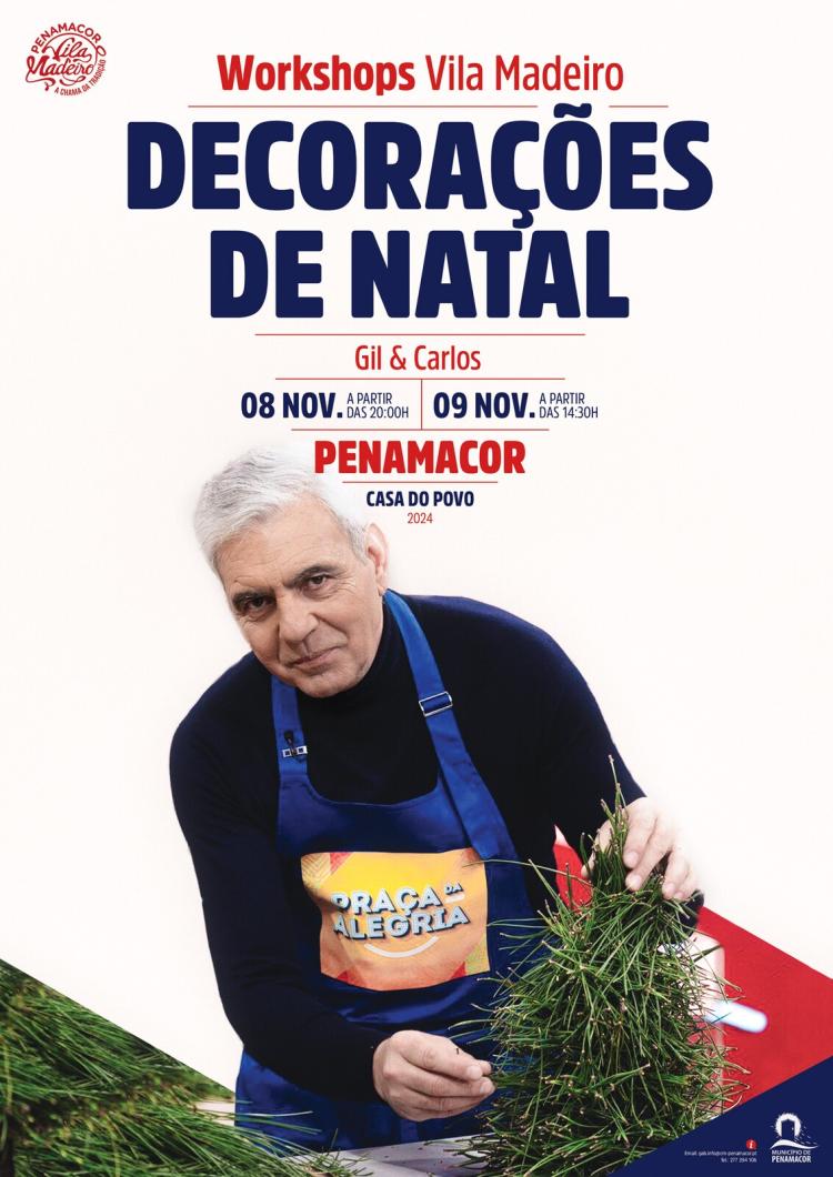 Workshops Vila Madeiro “Decorações de Natal”
