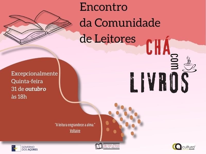 Encontro da Comunidade de Leitores 'Chá com Livros