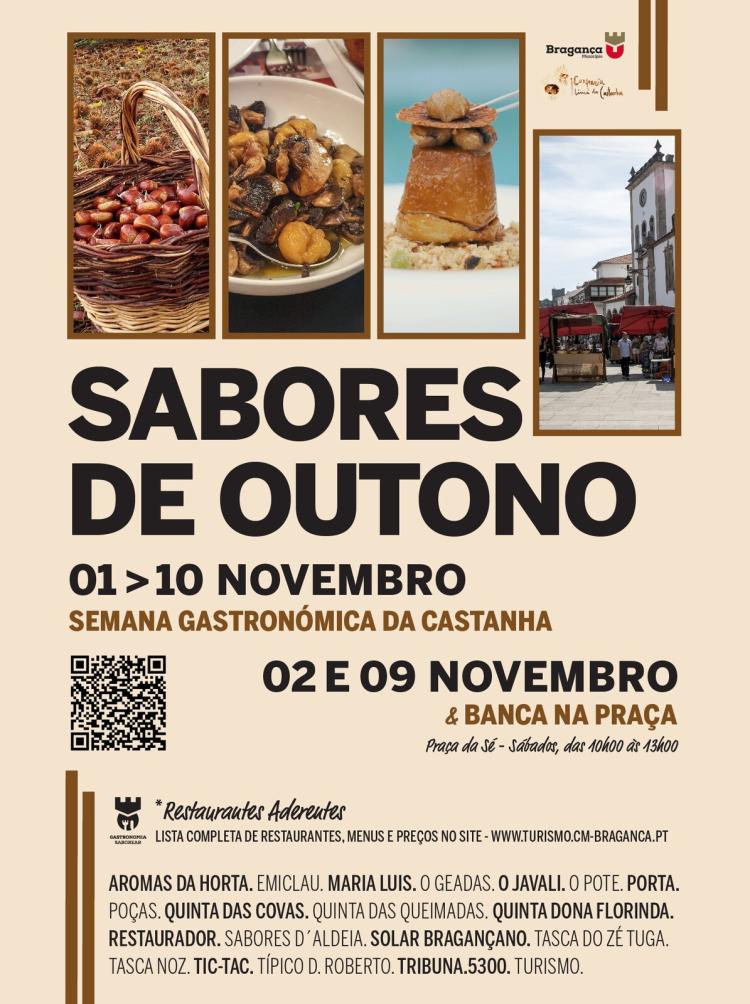 SABORES DE OUTONO - SEMANA GASTRONÓMICA DA CASTANHA & BANCA NA PRAÇA