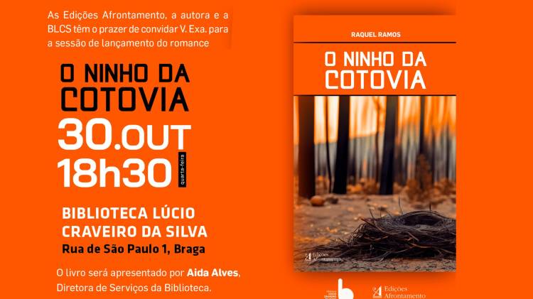 Apresentação do livro 'O ninho da Cotovia'  de  Raquel Ramos. 