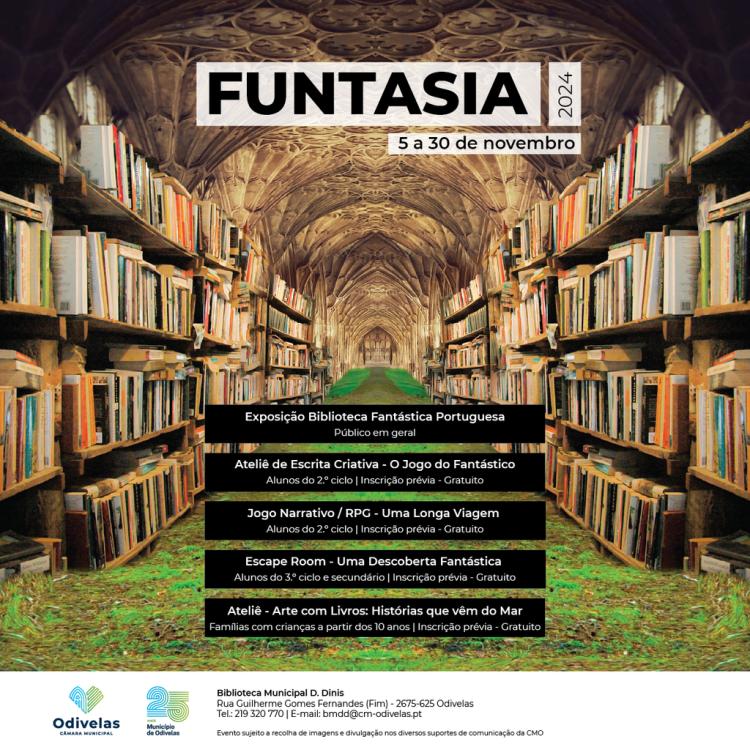 BIBLIOTECA FANTÁSTICA PORTUGUESA - FUNTASIA 2024 | Exposição