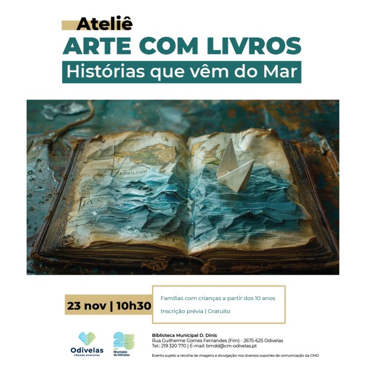 'HISTÓRIAS QUE VÊM DO MAR' - FUNTASIA 2024 | Ateliê - Arte com Livros