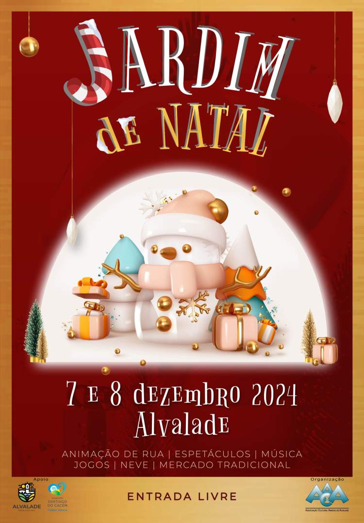 Jardim de Natal em Alvalade