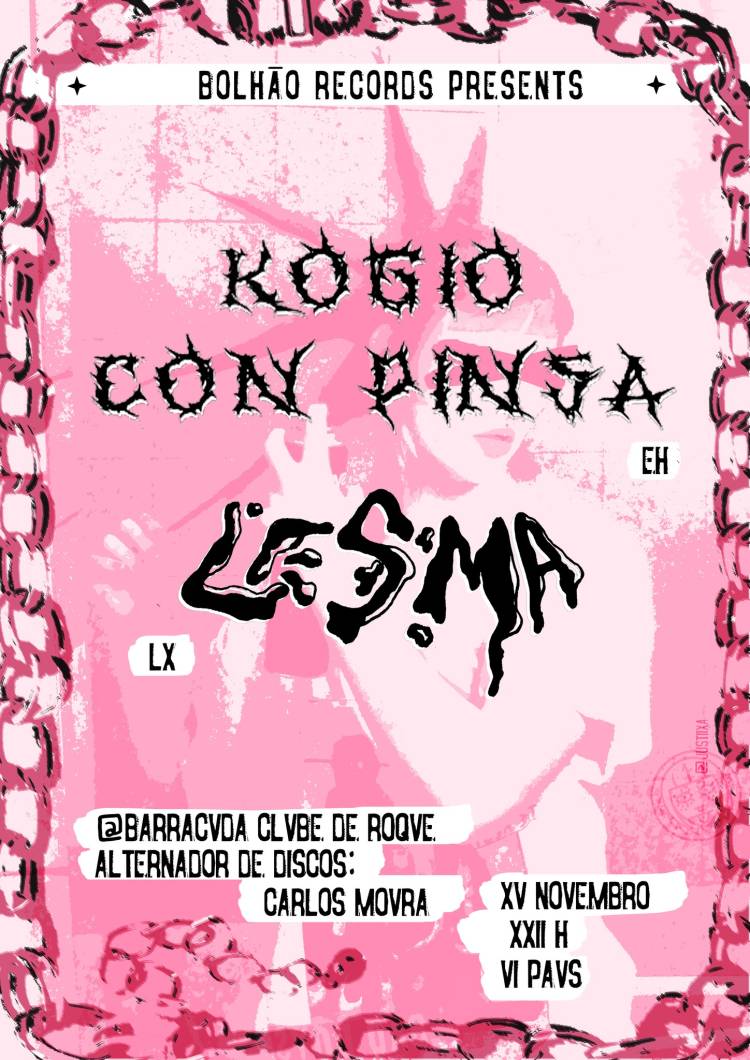 Concerto: KOGIO CON PINSA + LESMA - Barracuda, Porto